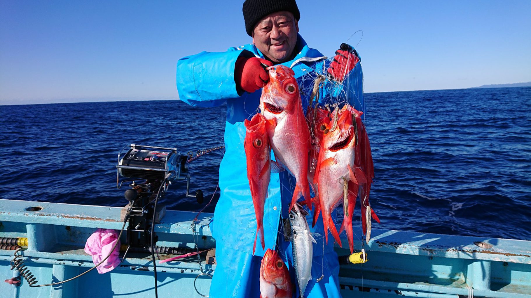 2 19 金 新島金目鯛釣り 南伊豆の深場釣りなら秀丸