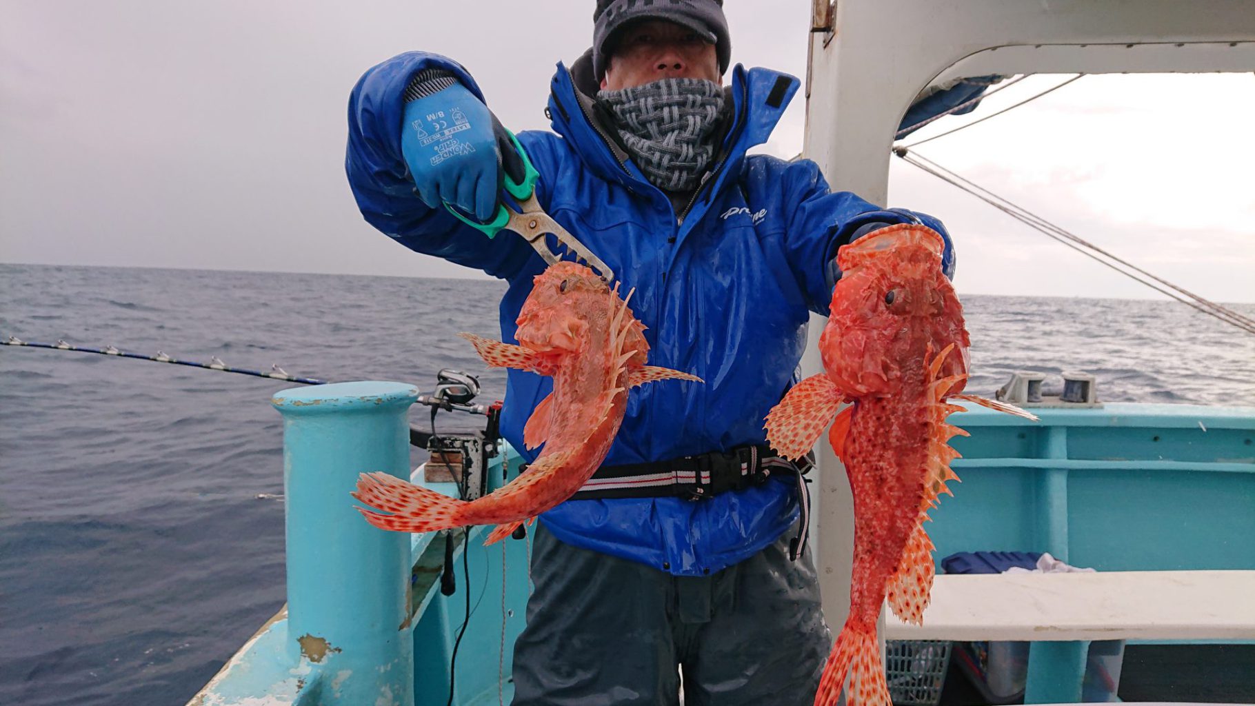 2 19 土 鬼カサゴ釣りに出船しました 南伊豆の深場釣りなら秀丸 2 19 土 鬼カサゴ釣りに出船しました 南伊豆の深場釣りなら秀丸